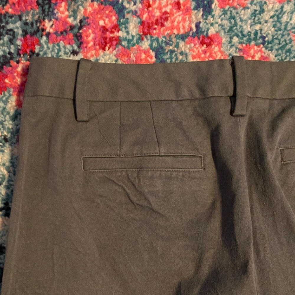 Talbots Olive Green Straight Leg Pants - Picture 7 of 9